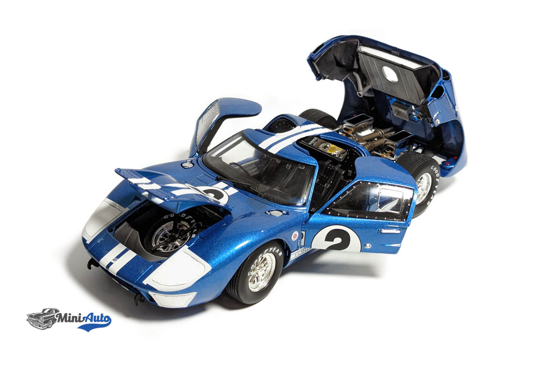 Ford GT40 MK II #2 12h Sebring - 1966 - Blue - Image 2