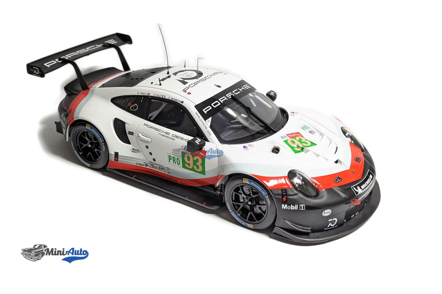 Porsche 911 (991) RSR #93 24h LeMans -  2018 - White - Image 5