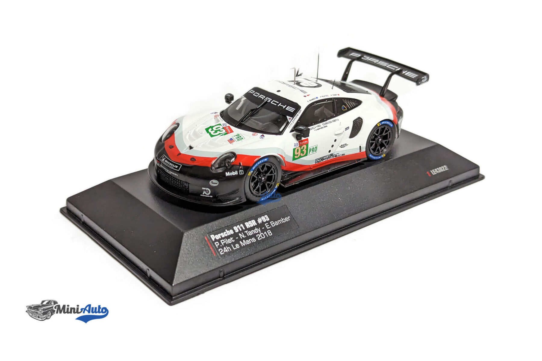 Porsche 911 (991) RSR #93 24h LeMans  Pilet, Tandy, Bamber - 2018 - White - Image 4