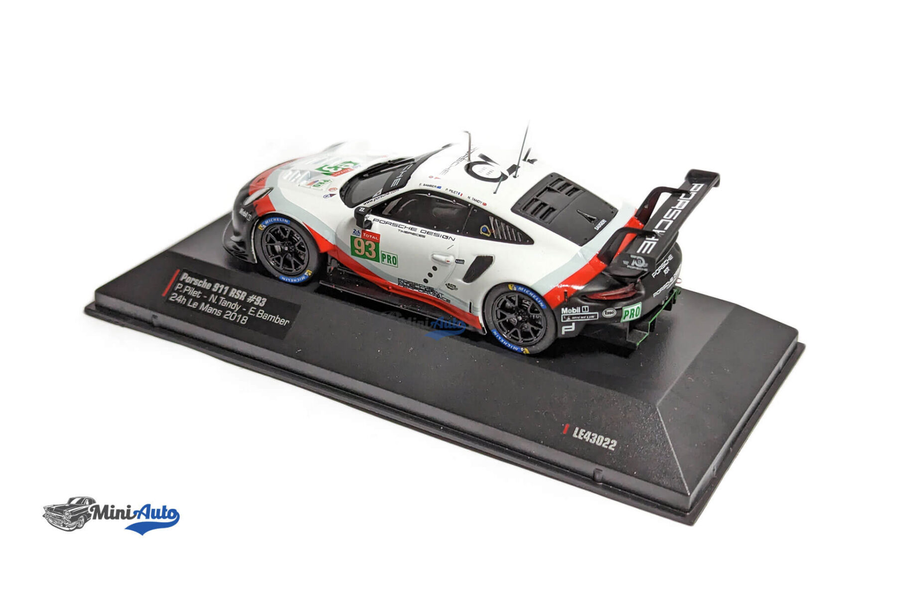 Porsche 911 (991) RSR #93 24h LeMans  Pilet, Tandy, Bamber - 2018 - White - Image 6