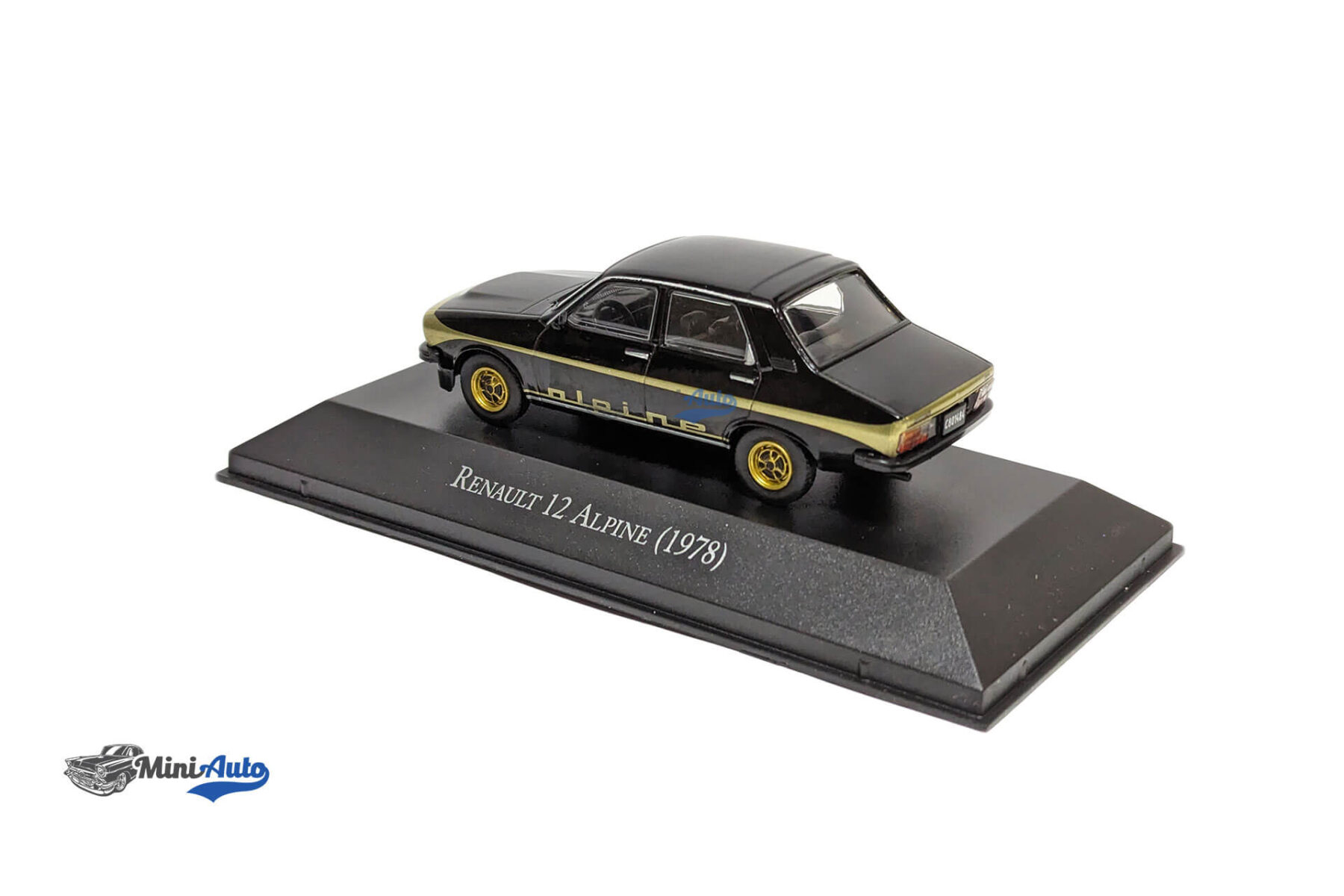 Renault-12-Alpine---1978----Black---Gold_5 Renault 12 Alpine - 1978 -  Black / Gold - Image 5