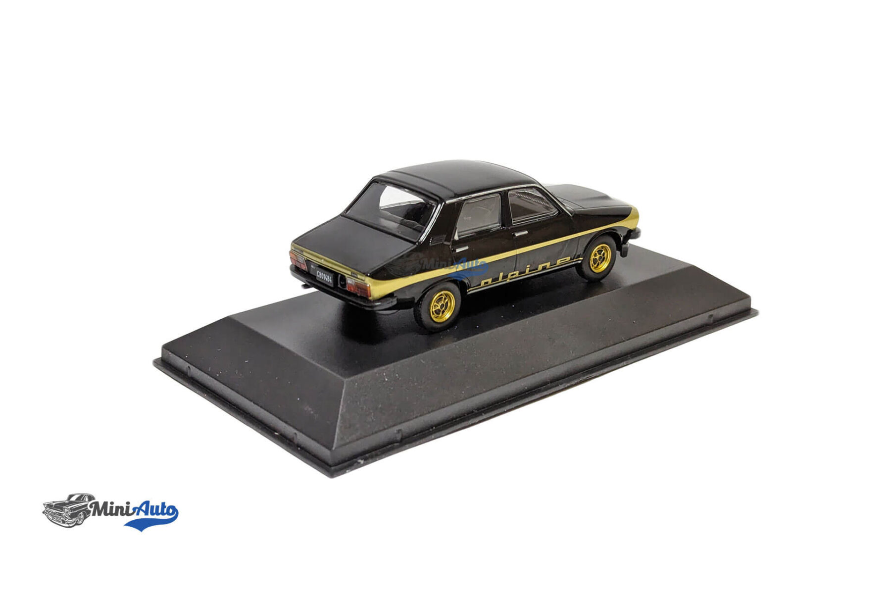 Renault-12-Alpine---1978----Black---Gold_6 Renault 12 Alpine - 1978 -  Black / Gold - Image 4