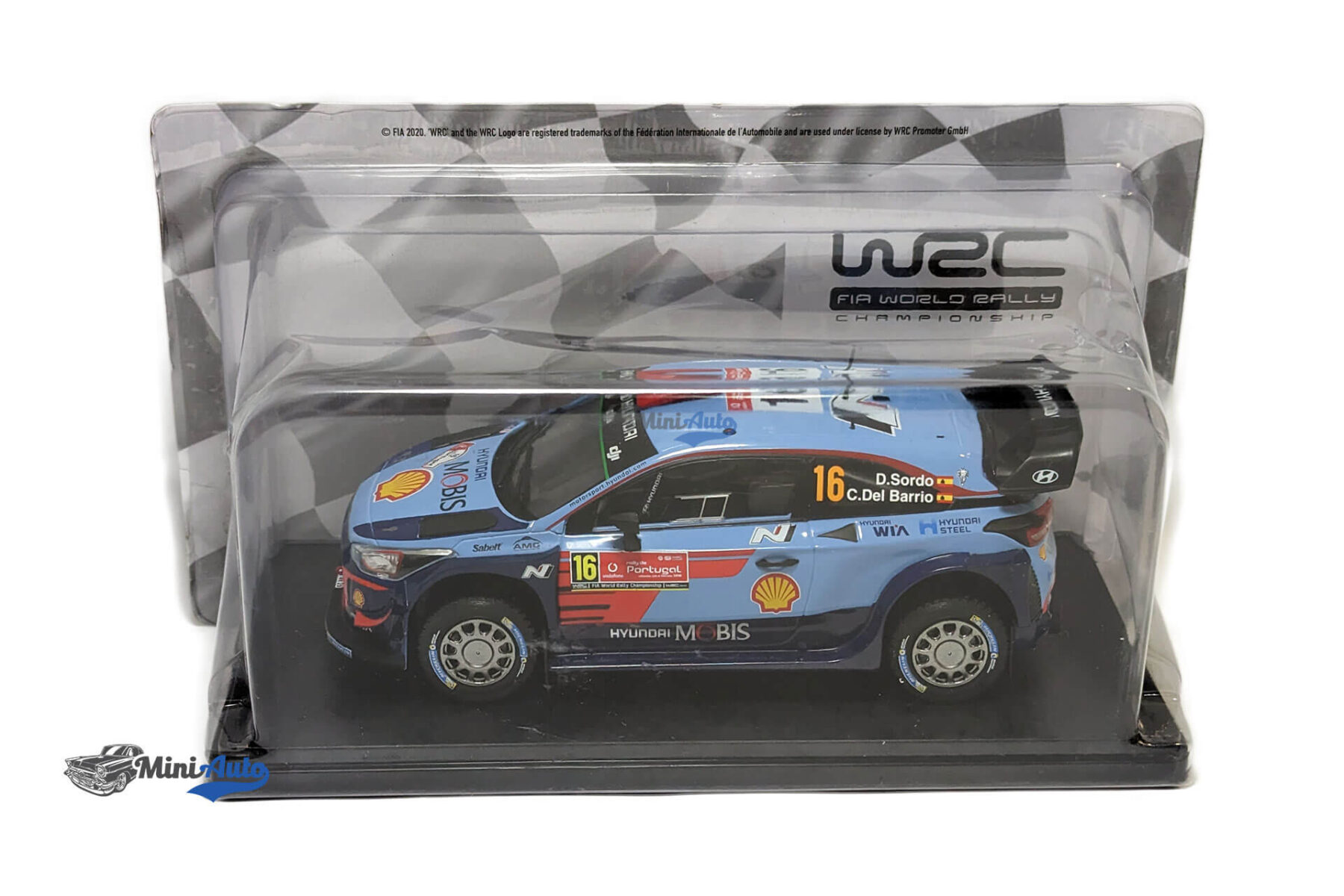 Hyundai i20 WRC N 16 Rally Portugal 2018 Dani Sordo-Carlos Del Bario - 2 Tone Blue Red - Image 4