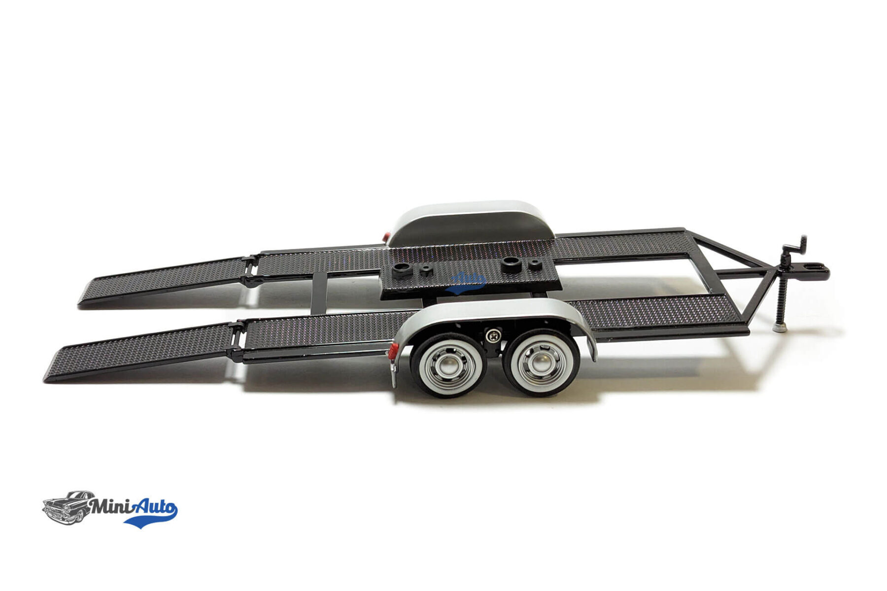 Trailer for 1:24 models with winder arm - Black/Silver - Image 11