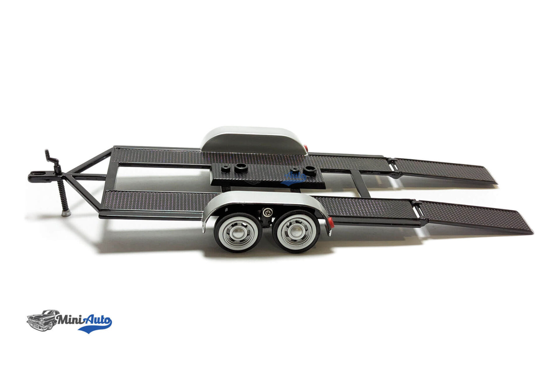 Trailer for 1:24 models with winder arm - Black/Silver - Image 10