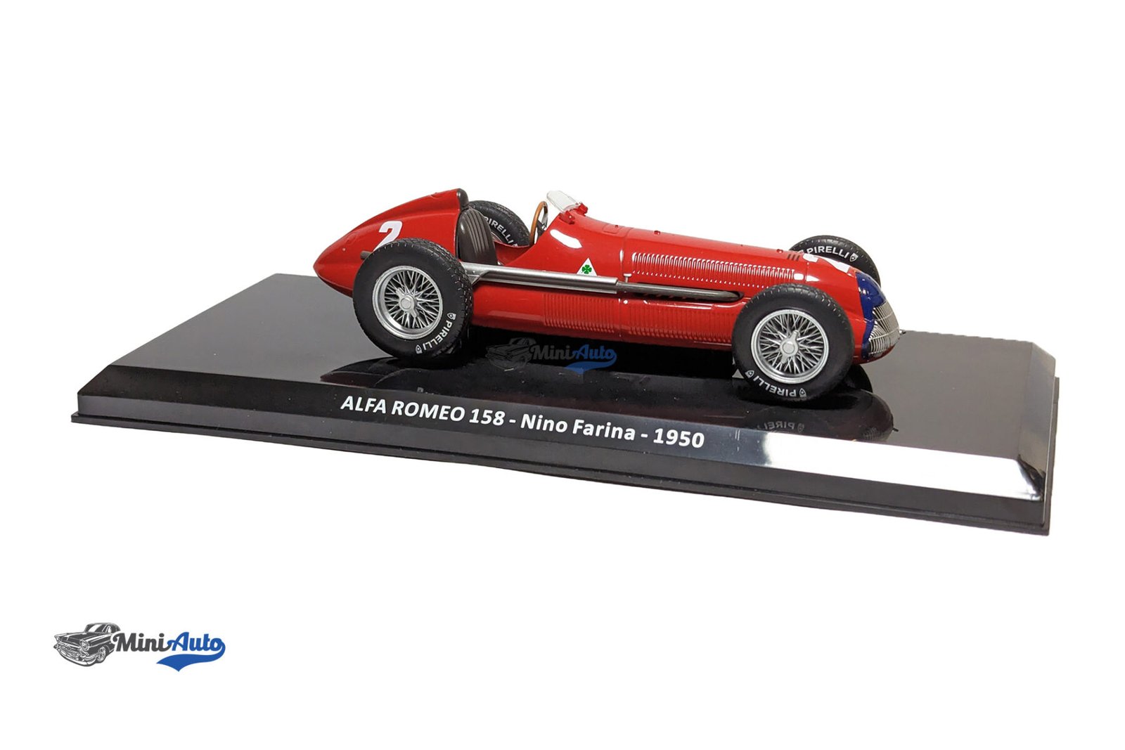Nino Farina Alfa Romeo 158 #2 Formula 1 World Champion - 1950 - Red - Image 5