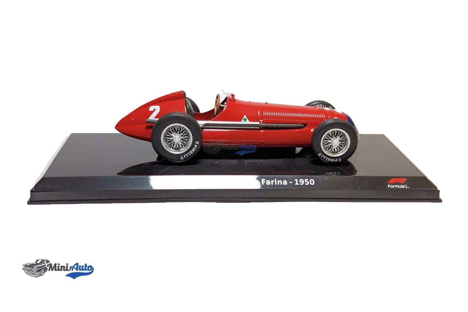 Nino Farina Alfa Romeo 158 #2 Formula 1 World Champion - 1950 - Red - Image 3