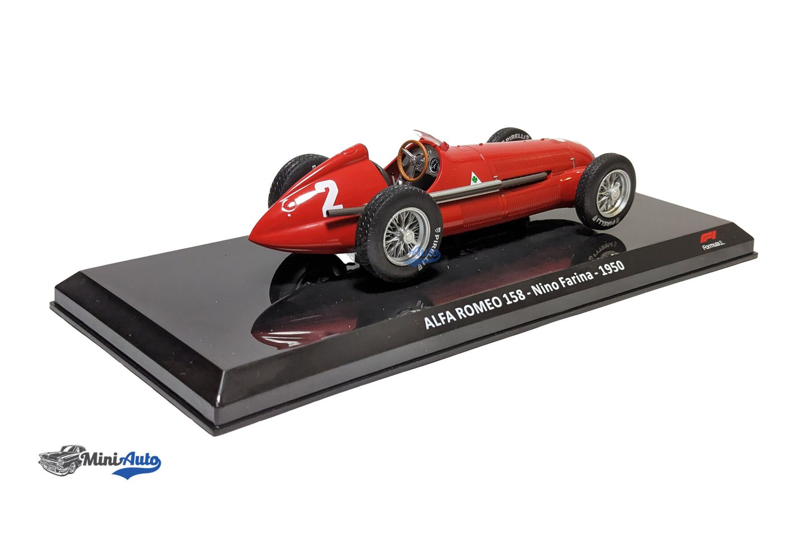 Nino Farina Alfa Romeo 158 #2 Formula 1 World Champion - 1950 - Red - Image 6