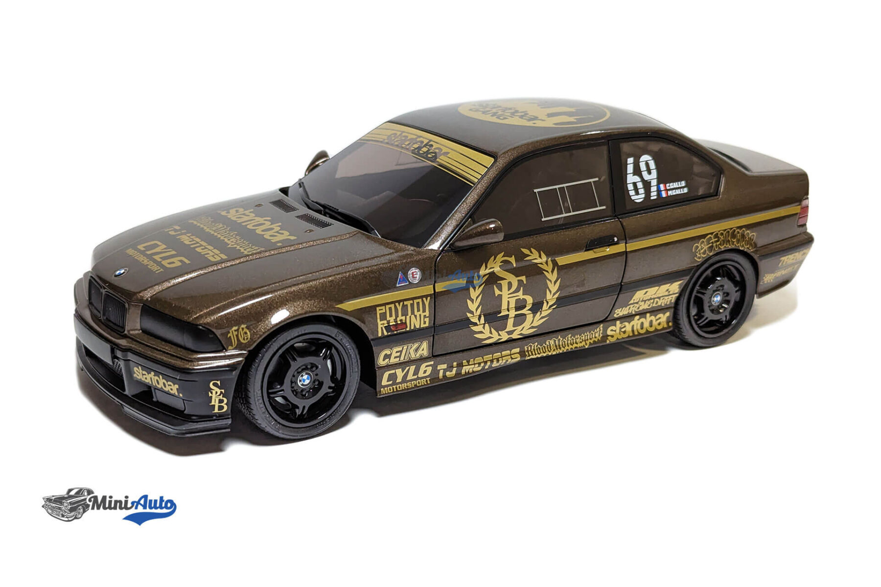 BMW E36 Coupe M3 Starfobar Championnat De Drift - 2022 - Brown - Image 6