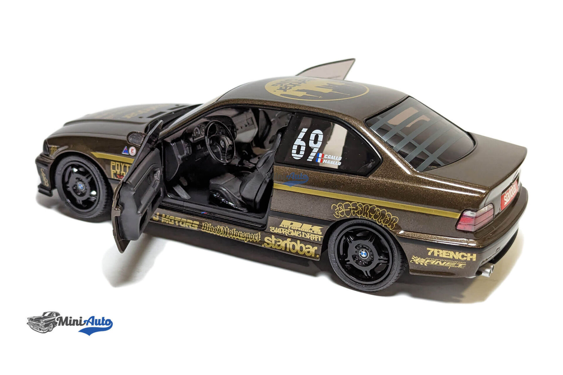 BMW E36 Coupe M3 Starfobar Championnat De Drift - 2022 - Brown - Image 5