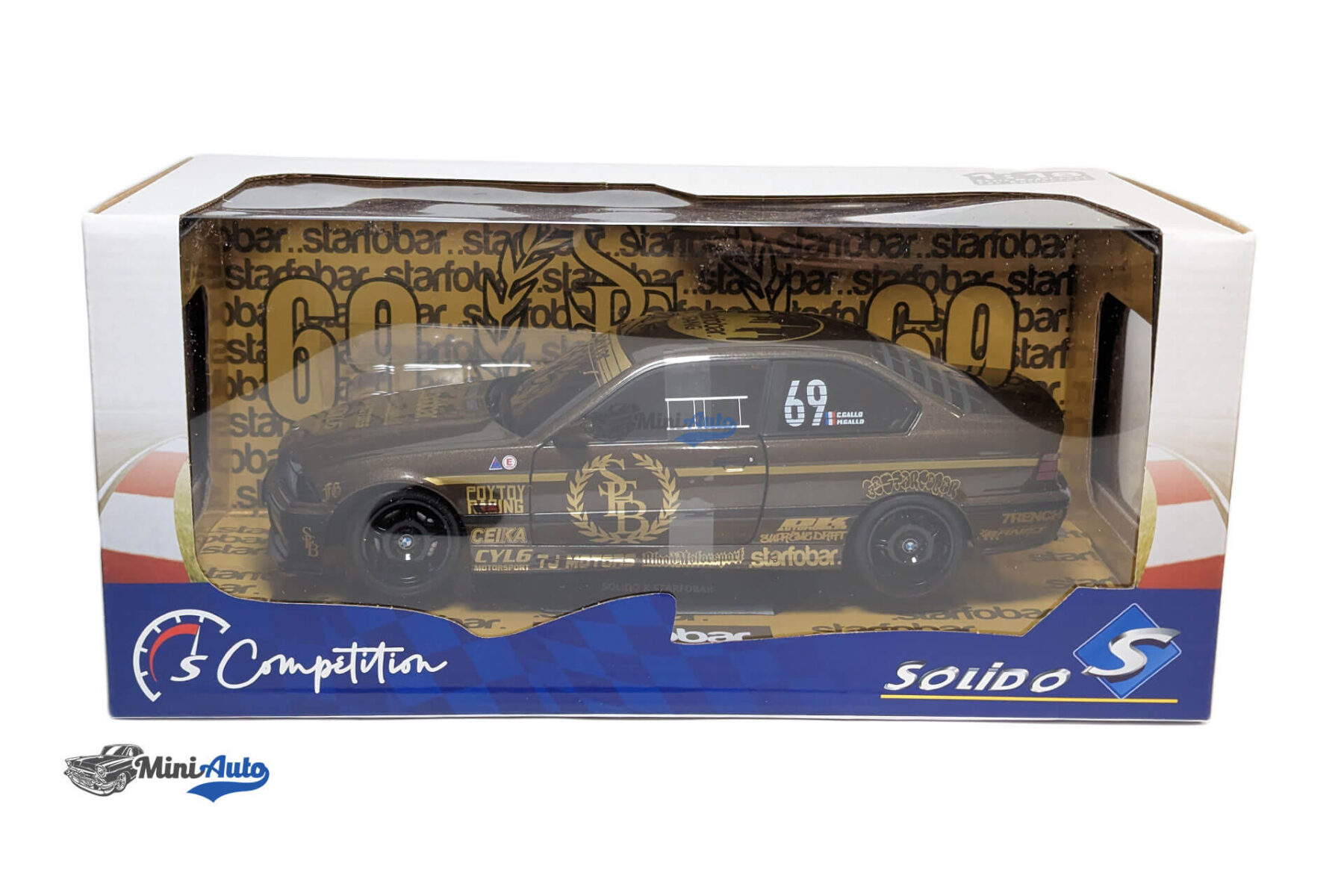 BMW E36 Coupe M3 Starfobar Championnat De Drift - 2022 - Brown - Image 12