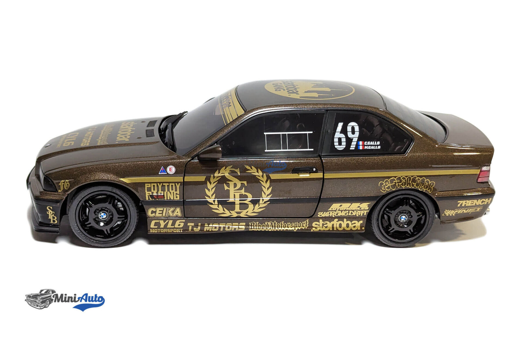 BMW E36 Coupe M3 Starfobar Championnat De Drift - 2022 - Brown - Image 9