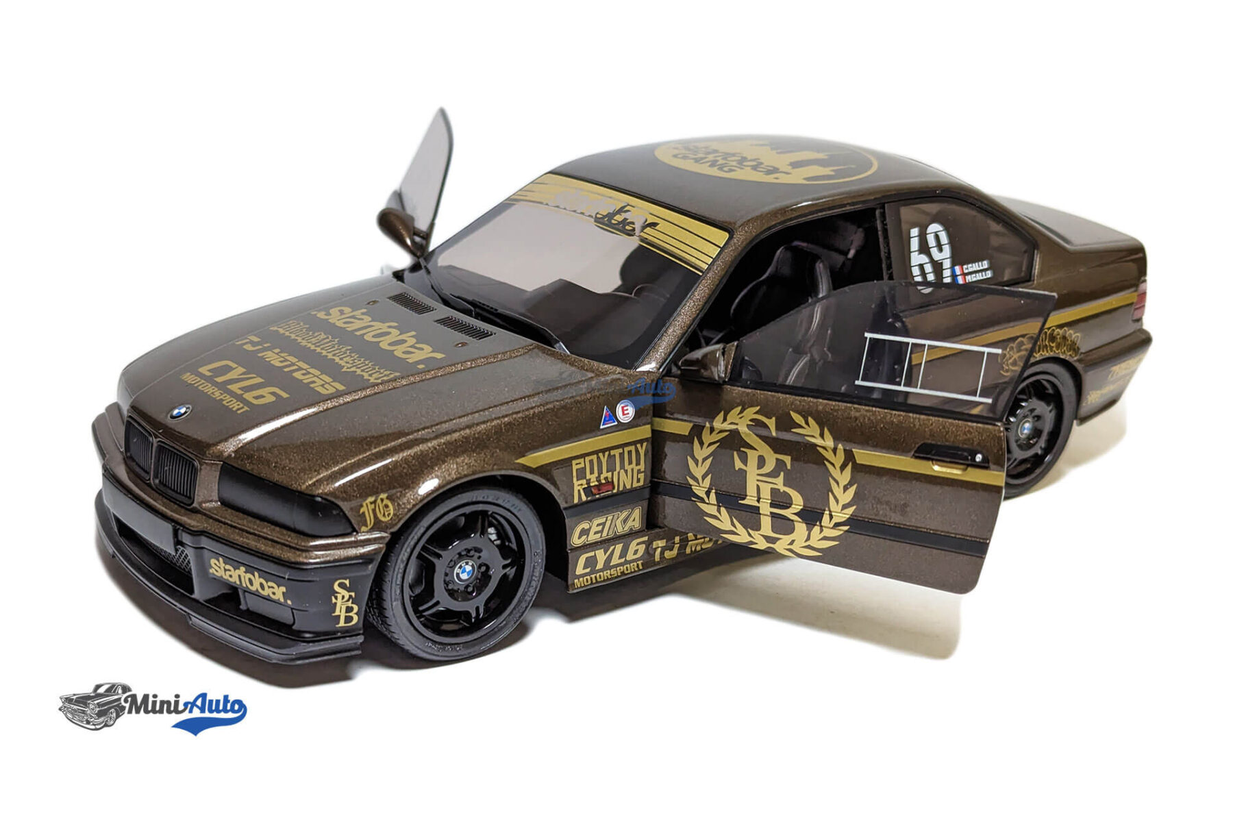 BMW E36 Coupe M3 Starfobar Championnat De Drift - 2022 - Brown - Image 2