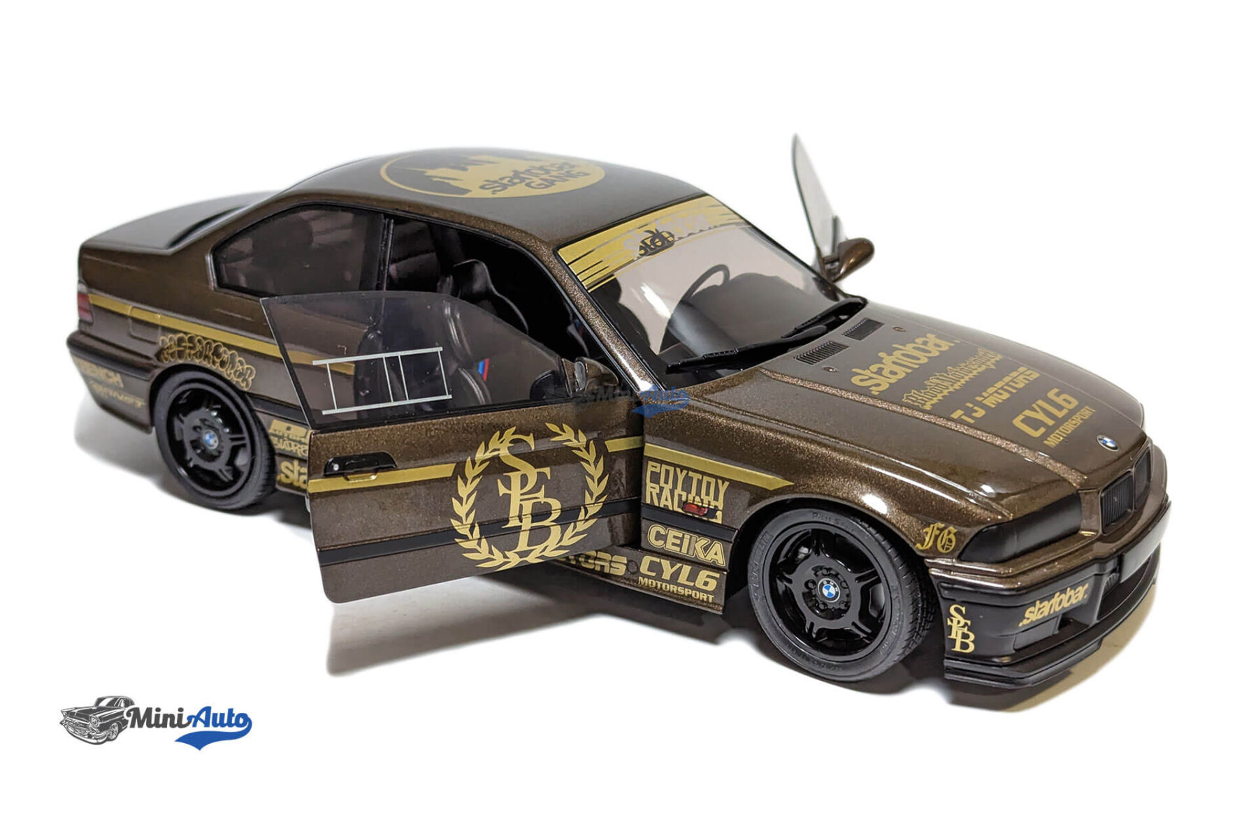 BMW E36 Coupe M3 Starfobar Championnat De Drift - 2022 - Brown - Image 3