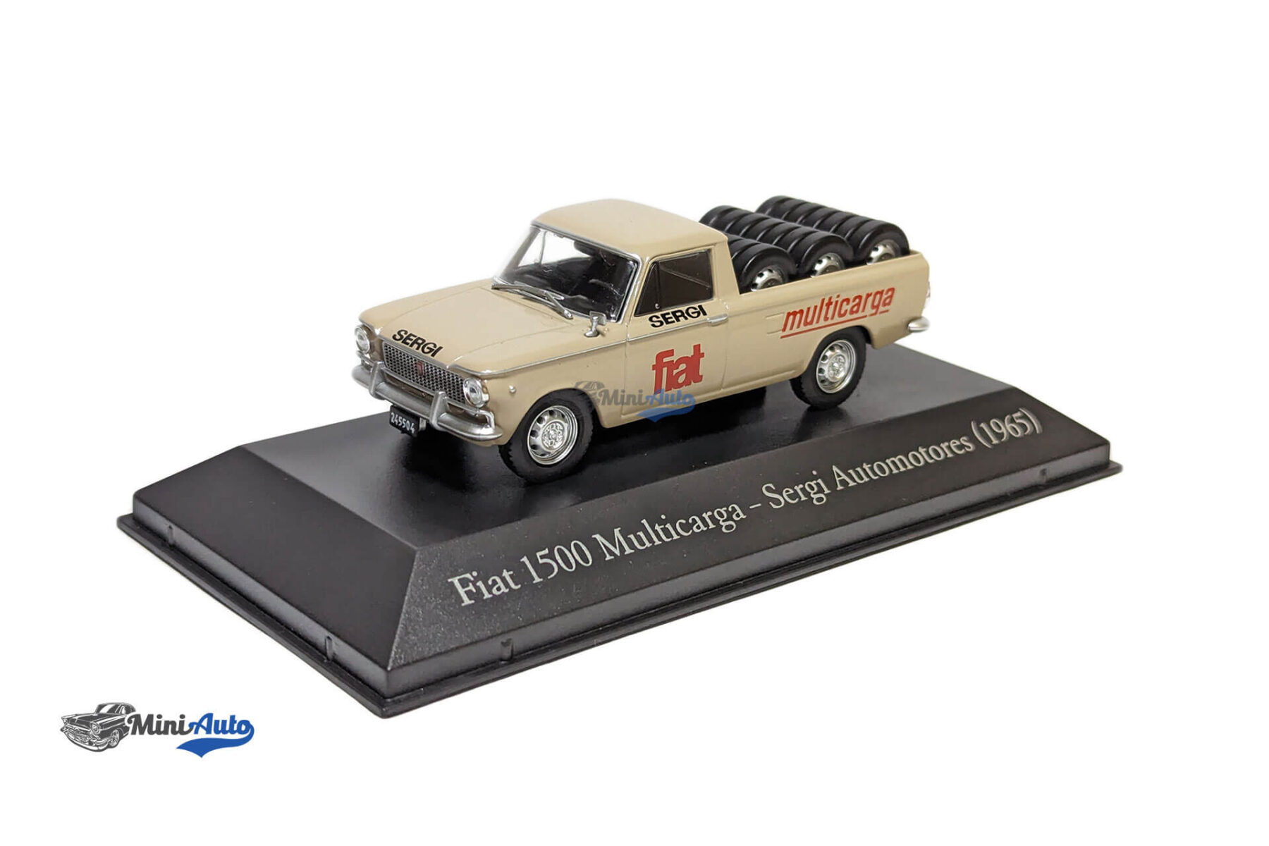 Fiat 1500 Multicarga Pick-Up Pneus - 1965 - Beige - Image 4