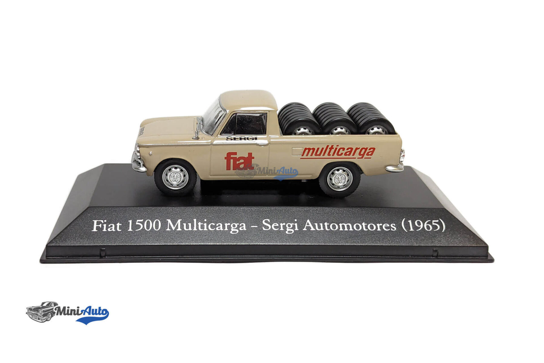 Fiat 1500 Multicarga Pick-Up Pneus - 1965 - Beige - Image 2