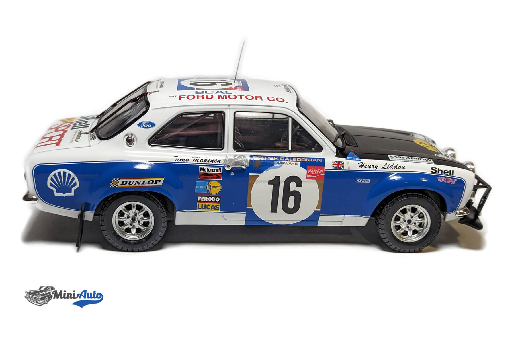 Ford Escort MkI RS 1600 No.16 Safari Rally - 1973 - White - Image 3