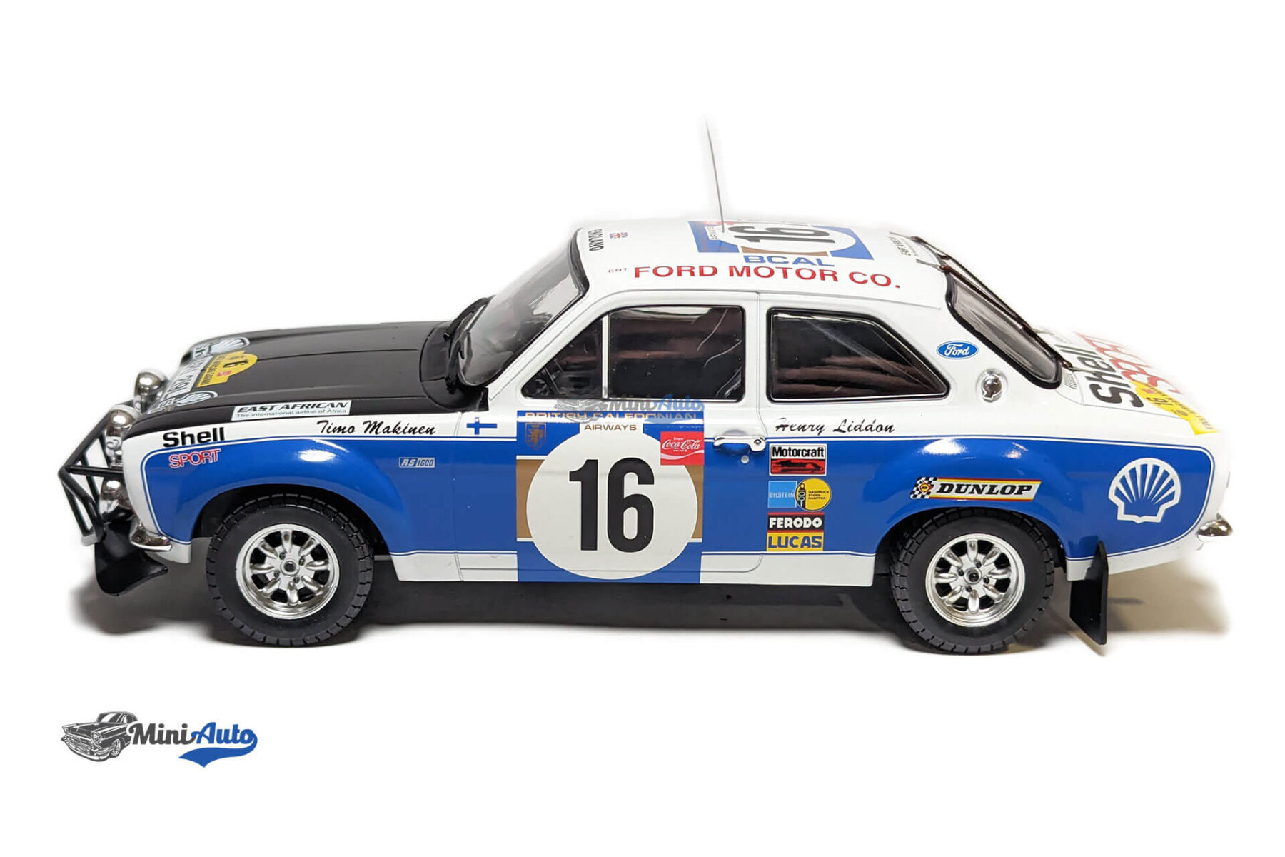 Ford Escort MkI RS 1600 No.16 Safari Rally - 1973 - White - Image 2
