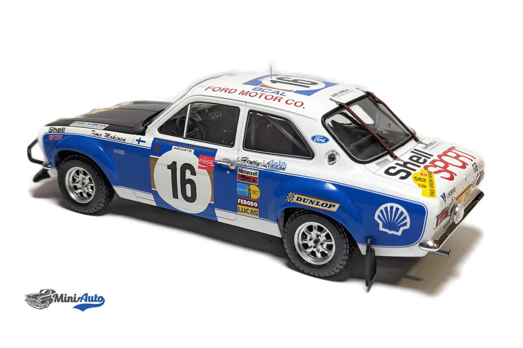 Ford Escort MkI RS 1600 No.16 Safari Rally - 1973 - White - Image 7