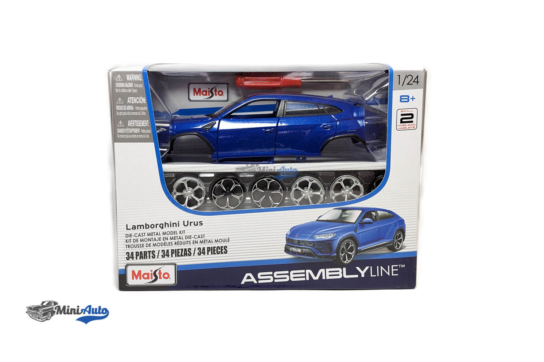 Lamborghini Urus (Metal modelkit) - 2018 - Blue - Image 7