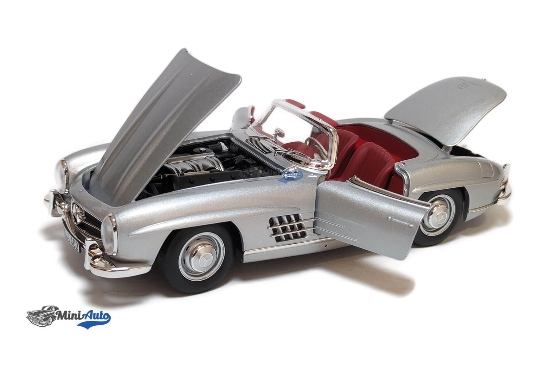 Mercedes-Benz 300 SL Roadster (W198) - 1957 - Silver - Image 2
