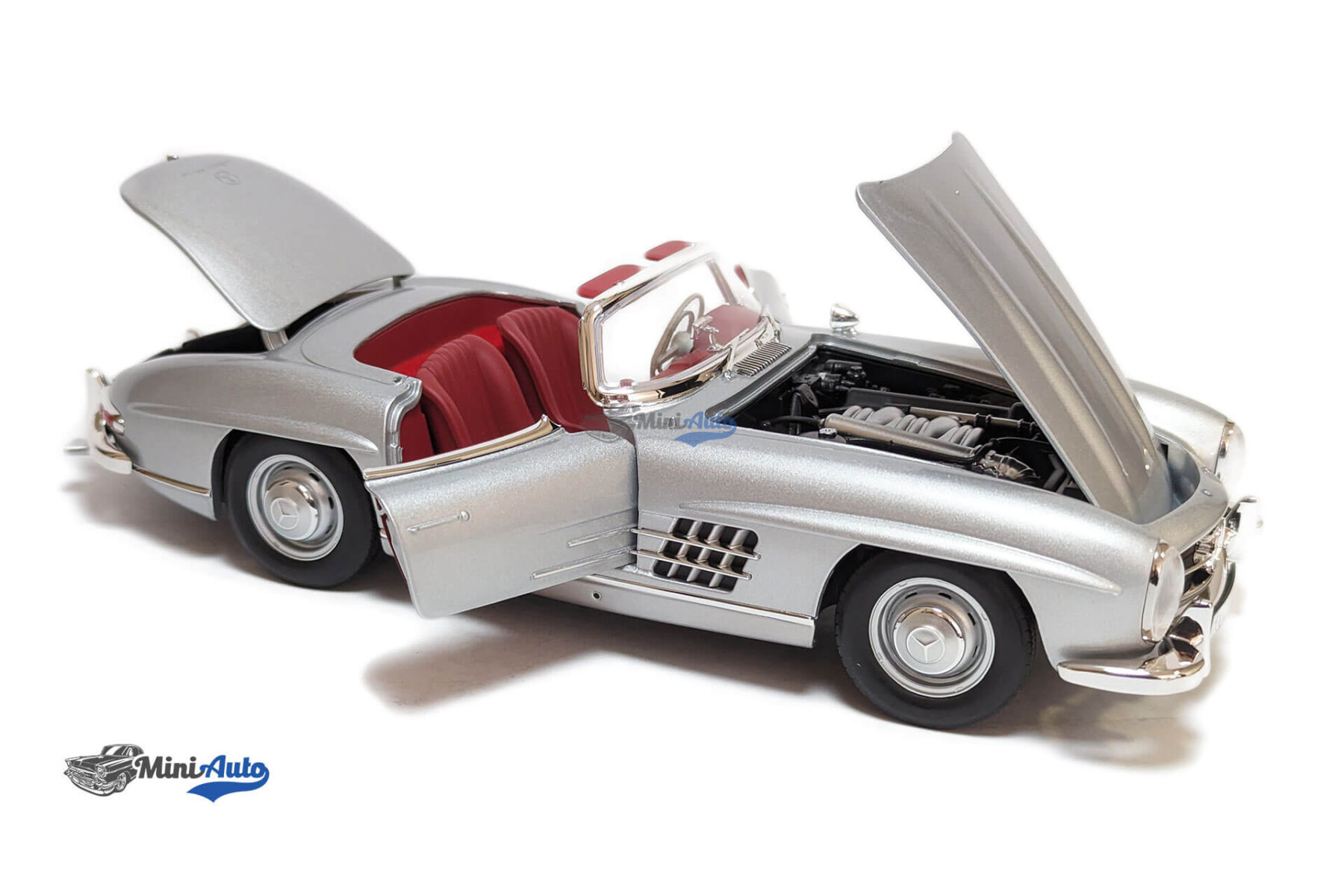 Mercedes-Benz 300 SL Roadster (W198) - 1957 - Silver - Image 3