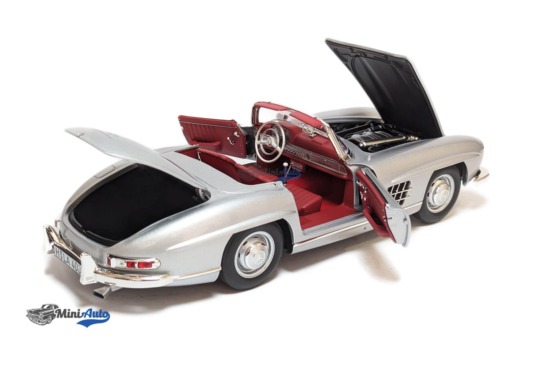 Mercedes-Benz 300 SL Roadster (W198) - 1957 - Silver - Image 4