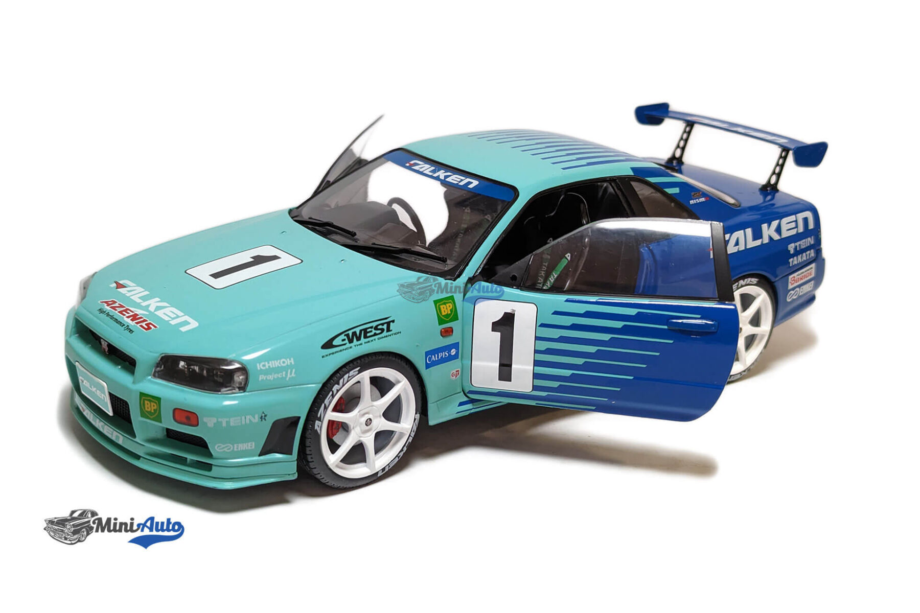 Nissan Skyline (R34) GT-R JGTC - 2001 - Blue - Image 2