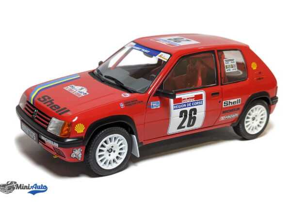 Peugeot 205 Rallye Tour de Corse - 1990 - Red