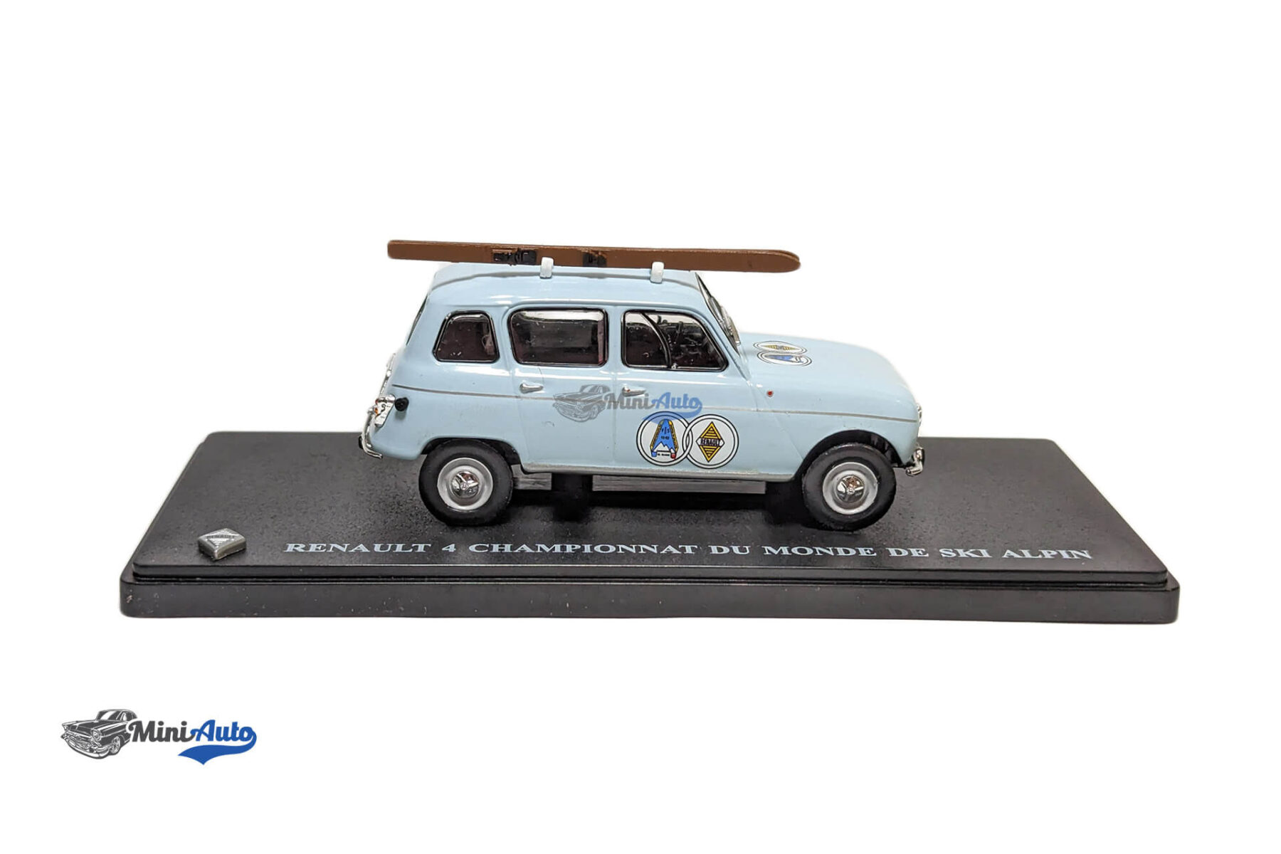 Renault R4 Championnat Du Monde De Ski Alpin - 1982 - Light Blue - Image 2