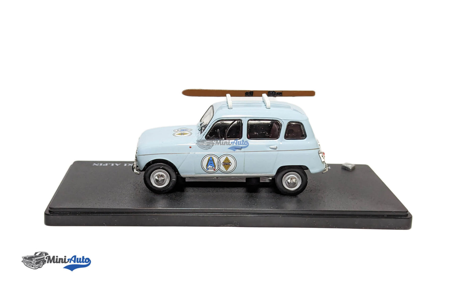 Renault R4 Championnat Du Monde De Ski Alpin - 1982 - Light Blue - Image 3