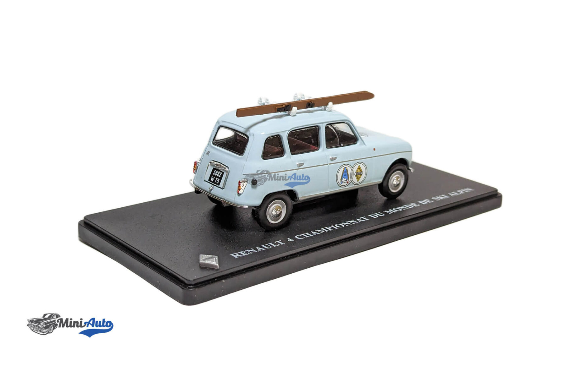 Renault R4 Championnat Du Monde De Ski Alpin - 1982 - Light Blue - Image 6