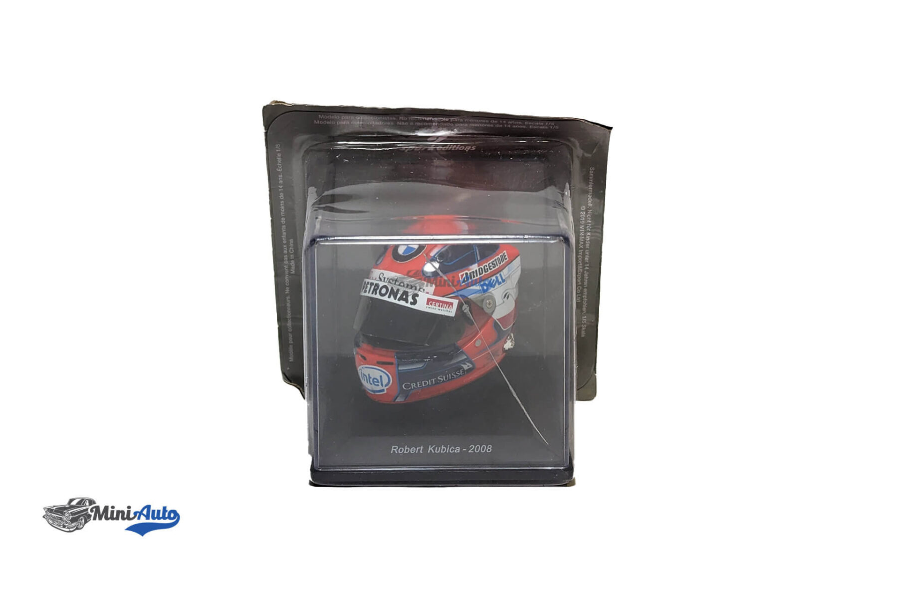 Robert-Kubica-#4-BMW-Sauber-Formula-1-1-5---2008_5 Robert Kubica #4 BMW Sauber Formula 1 1/5 - 2008 - Oštećena kutija - Image 6