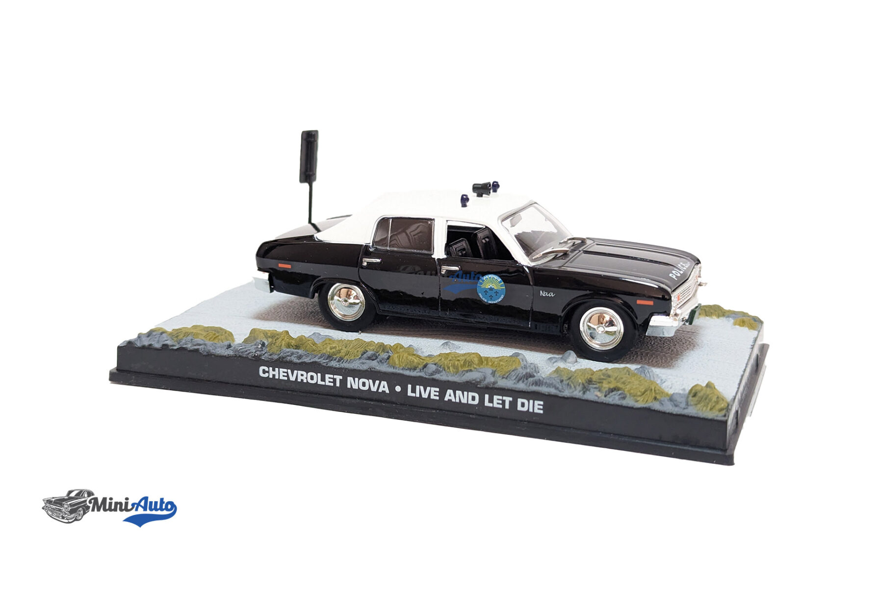 Chevrolet Nova Black/White, James Bond 007 - 1973 - Black - Image 5