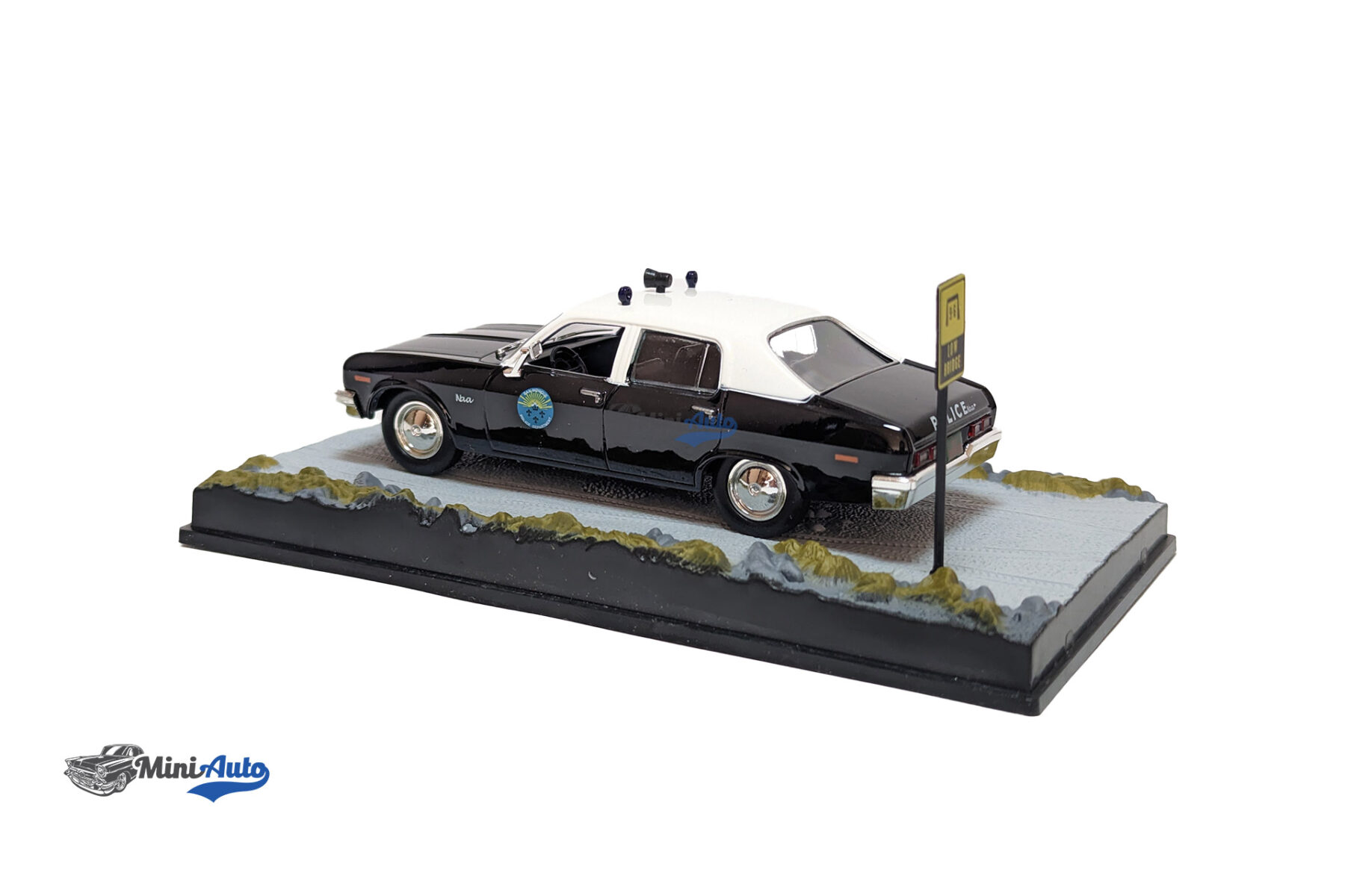 Chevrolet Nova Black/White, James Bond 007 - 1973 - Black - Image 7