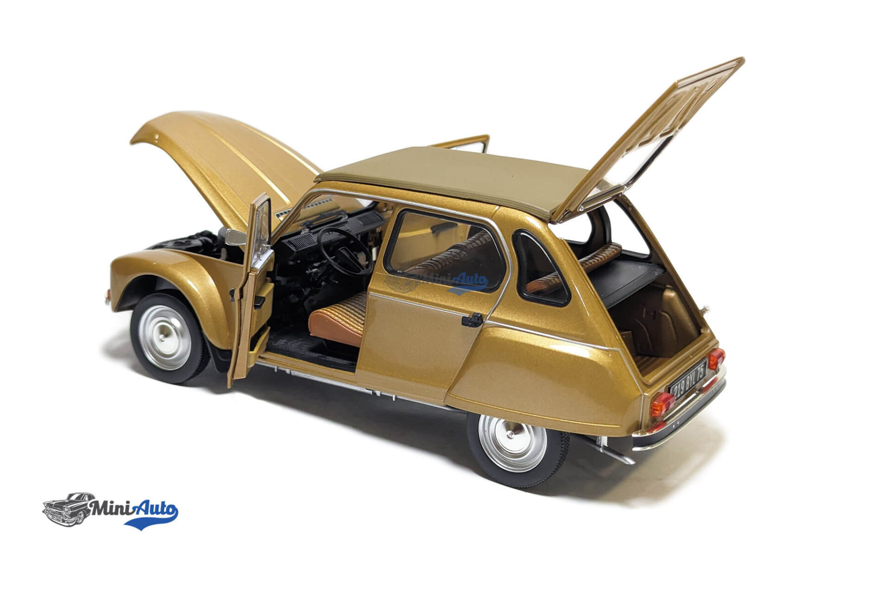 N181619---Citroën-Dyane-Opale-Beige-metalli---1978---Gold_10 Citroen Dyane - 1978 - Gold - Image 4