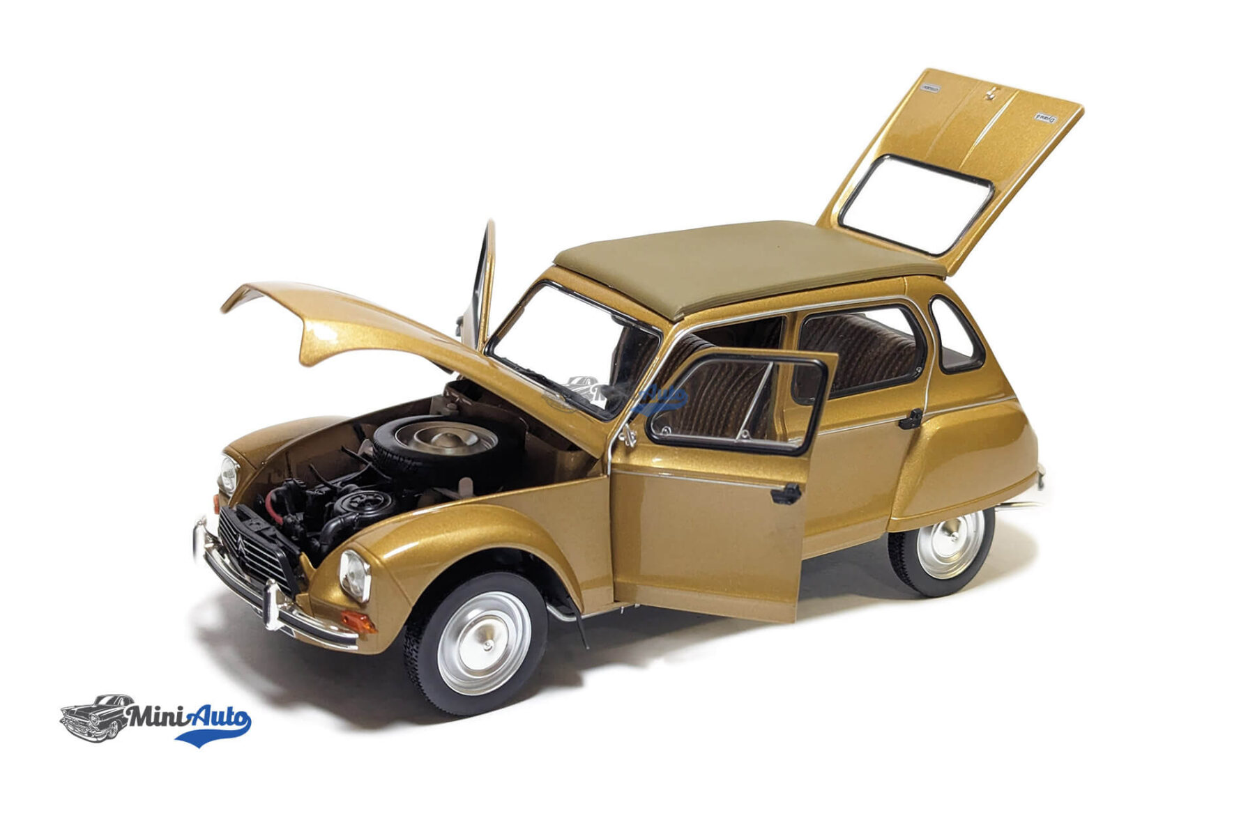 N181619---Citroën-Dyane-Opale-Beige-metalli---1978---Gold_7 Citroen Dyane - 1978 - Gold - Image 2