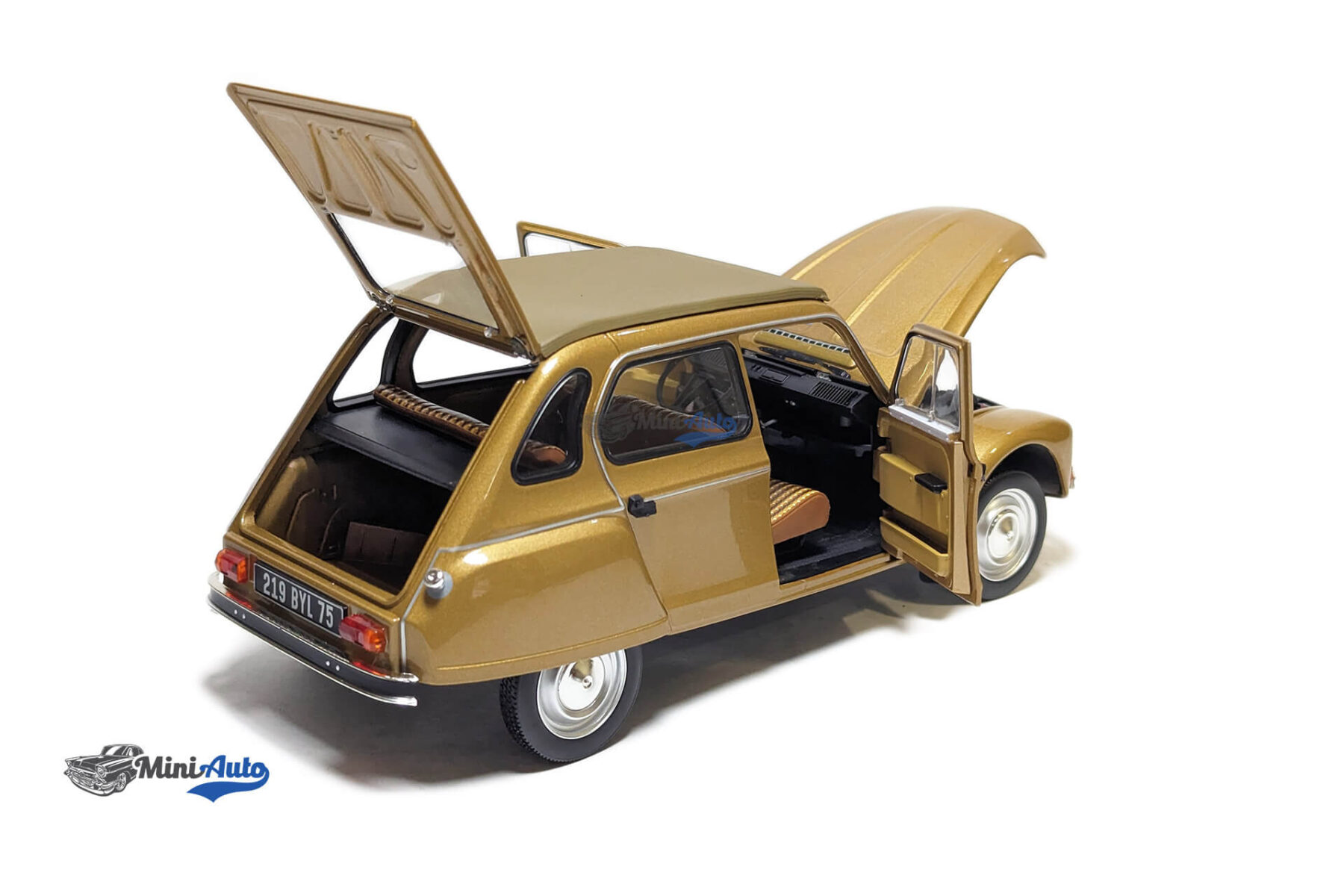 N181619---Citroën-Dyane-Opale-Beige-metalli---1978---Gold_9 Citroen Dyane - 1978 - Gold - Image 5