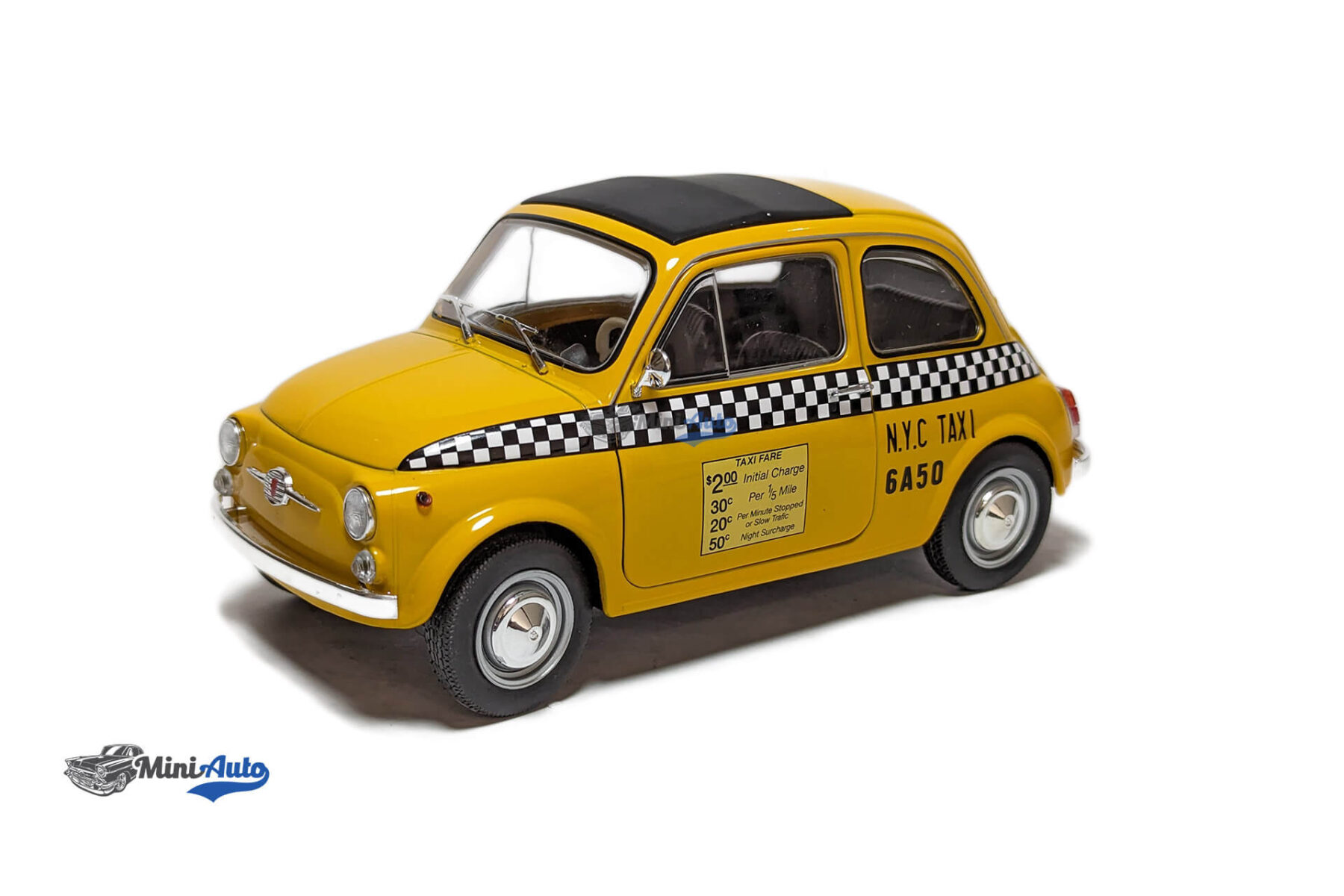 Fiat 500 - Taxi NYC - 1965 - Yellow - Image 7