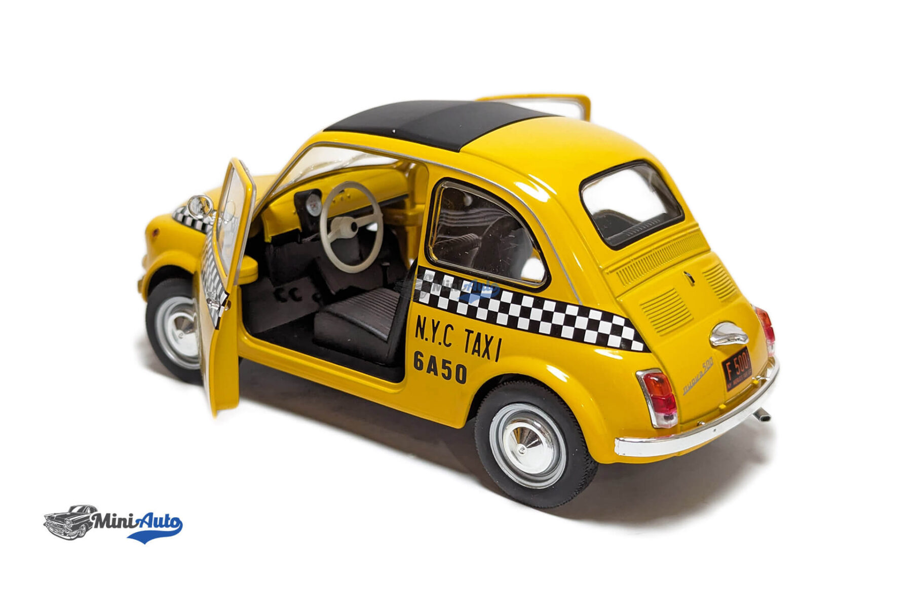 Fiat 500 - Taxi NYC - 1965 - Yellow - Image 4