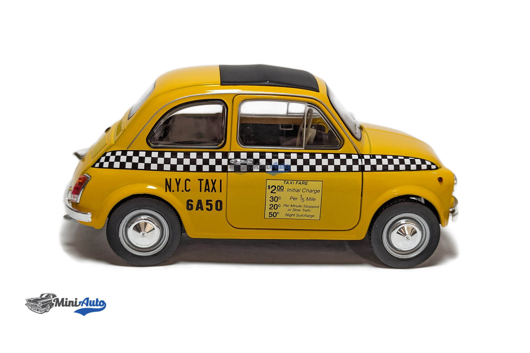 Fiat 500 - Taxi NYC - 1965 - Yellow - Image 11