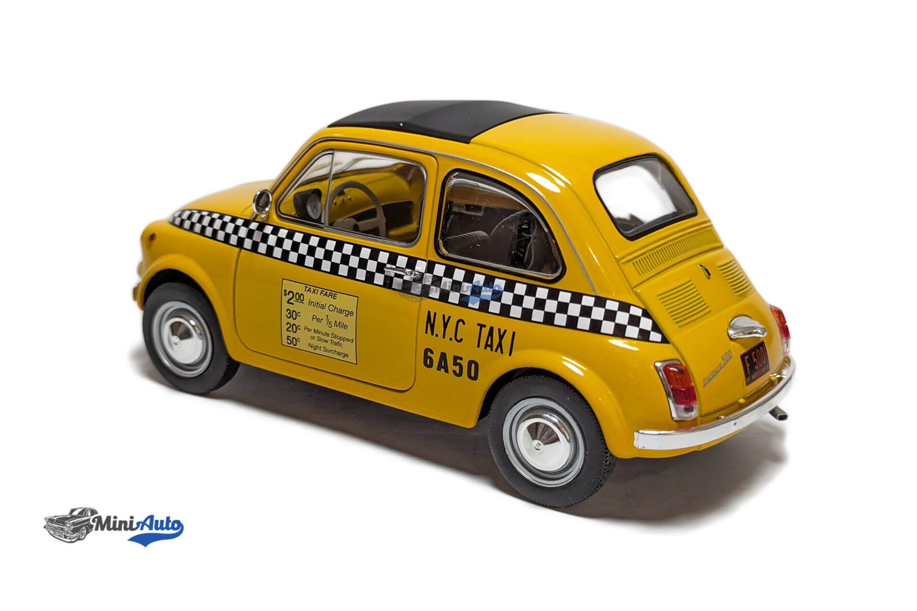 Fiat 500 - Taxi NYC - 1965 - Yellow - Image 9