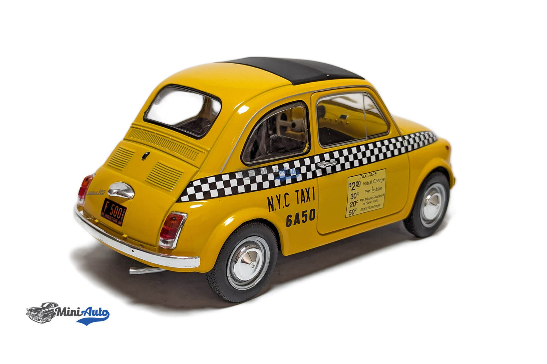 Fiat 500 - Taxi NYC - 1965 - Yellow - Image 8