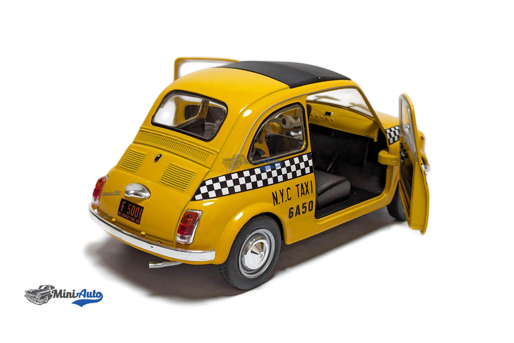 Fiat 500 - Taxi NYC - 1965 - Yellow - Image 5