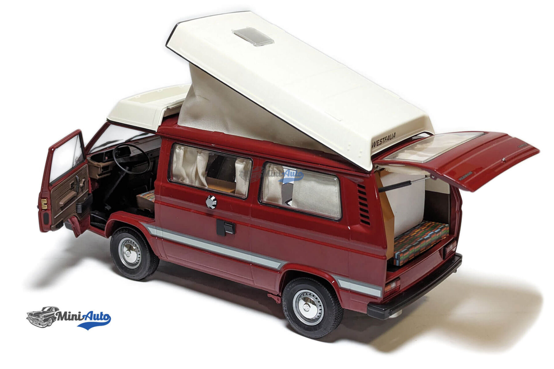 Volkswagen T3a Westfalia Joker with Folding Roof -  1983 - Red - Image 4