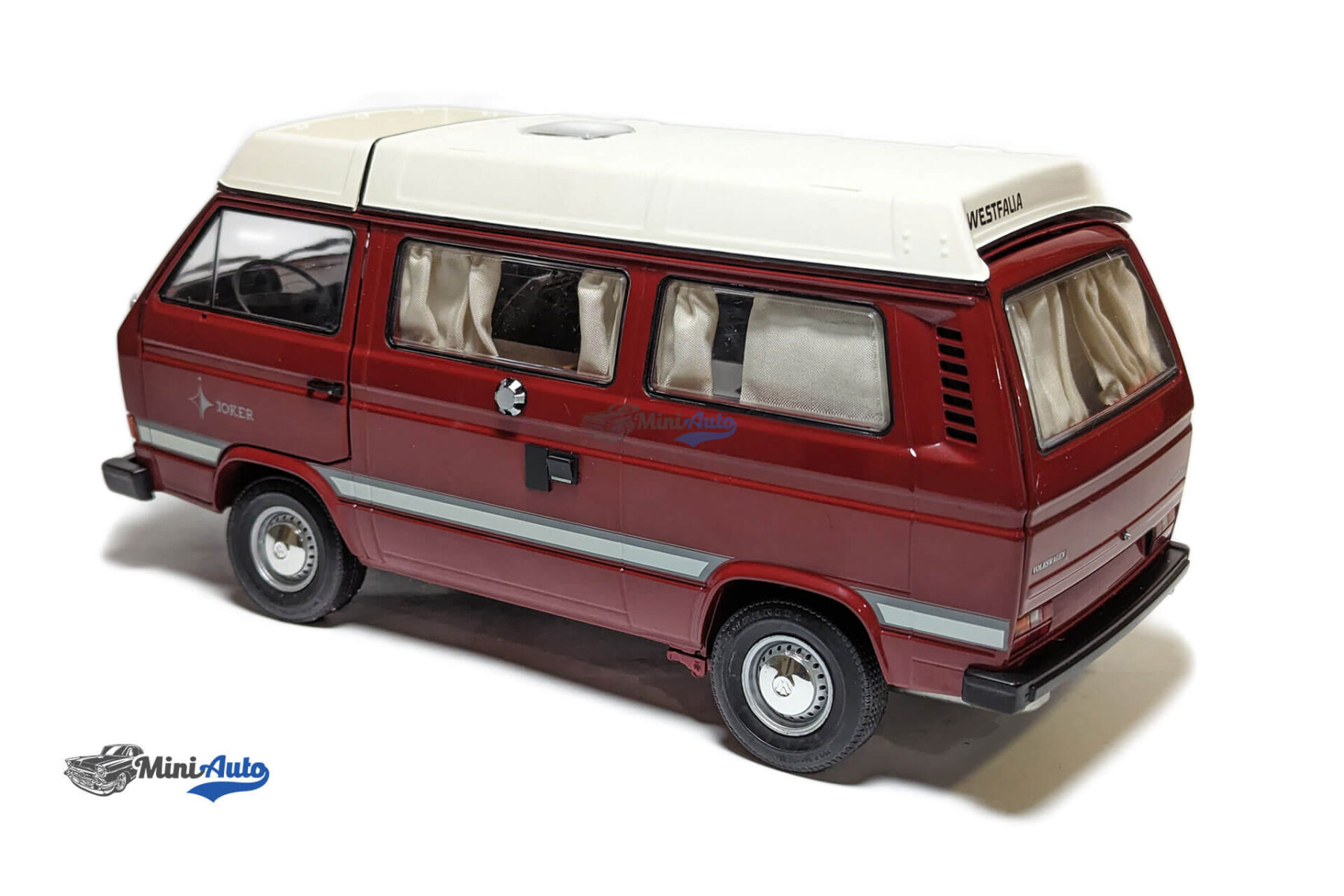 Volkswagen T3a Westfalia Joker with Folding Roof -  1983 - Red - Image 9