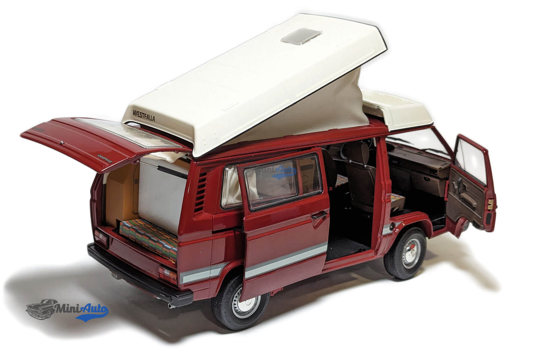 Volkswagen T3a Westfalia Joker with Folding Roof -  1983 - Red - Image 5