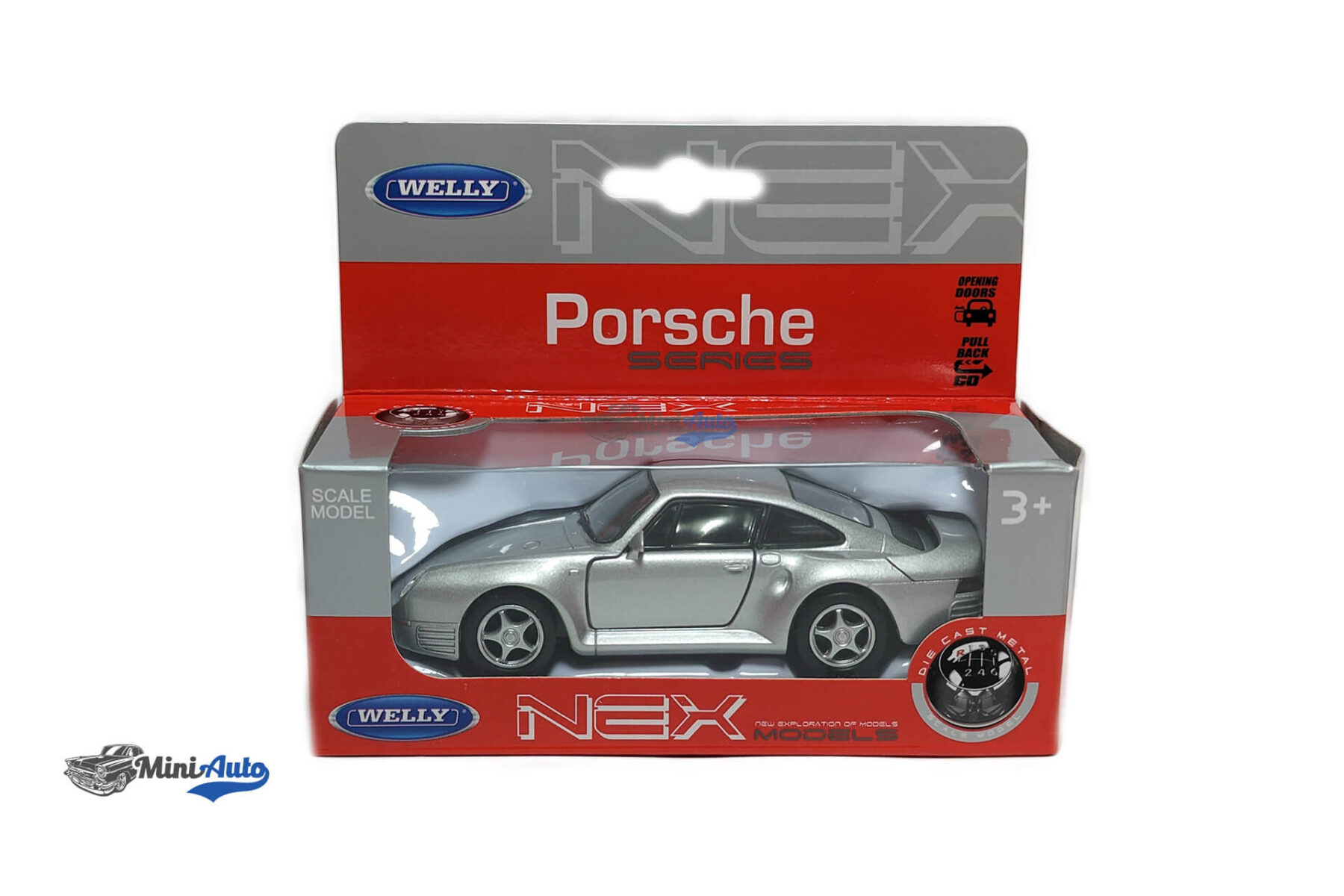 Porsche 959 - 1986 - Silver - 1:34-1:38 - Image 12