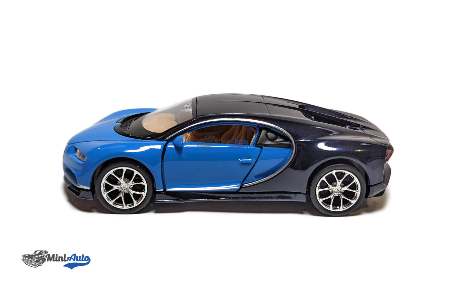 Bugatti Chiron - 2017 - Blue/Black - 1:34-1:38 - Image 10