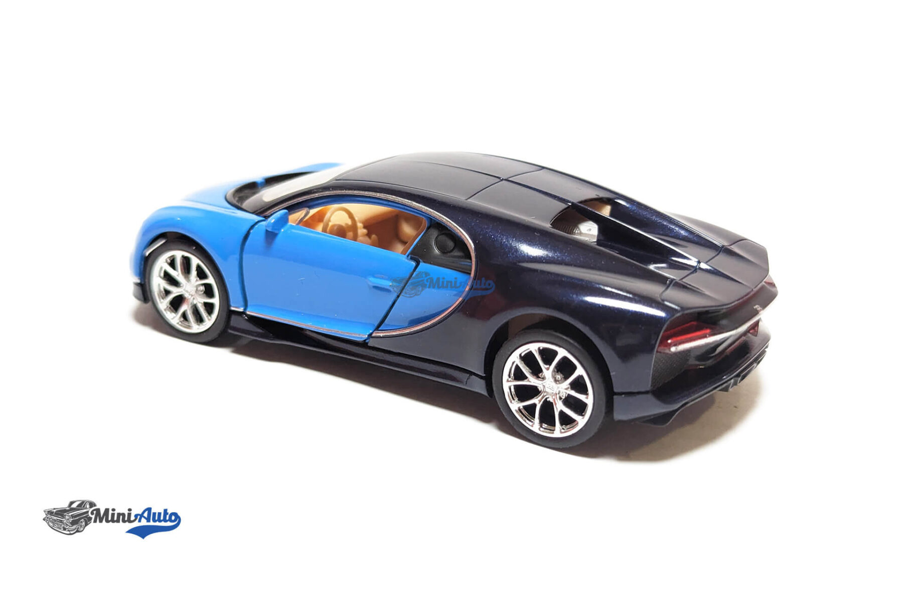 Bugatti Chiron - 2017 - Blue/Black - 1:34-1:38 - Image 9